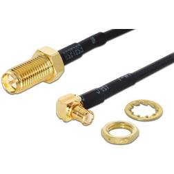 DeLock Adapter RP-SMA Jack > MCX 90° Plug Antenneadapter